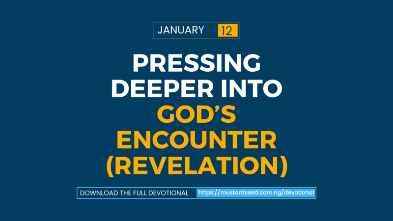 Pressing Deeper into God’s Encounter (Revelation)