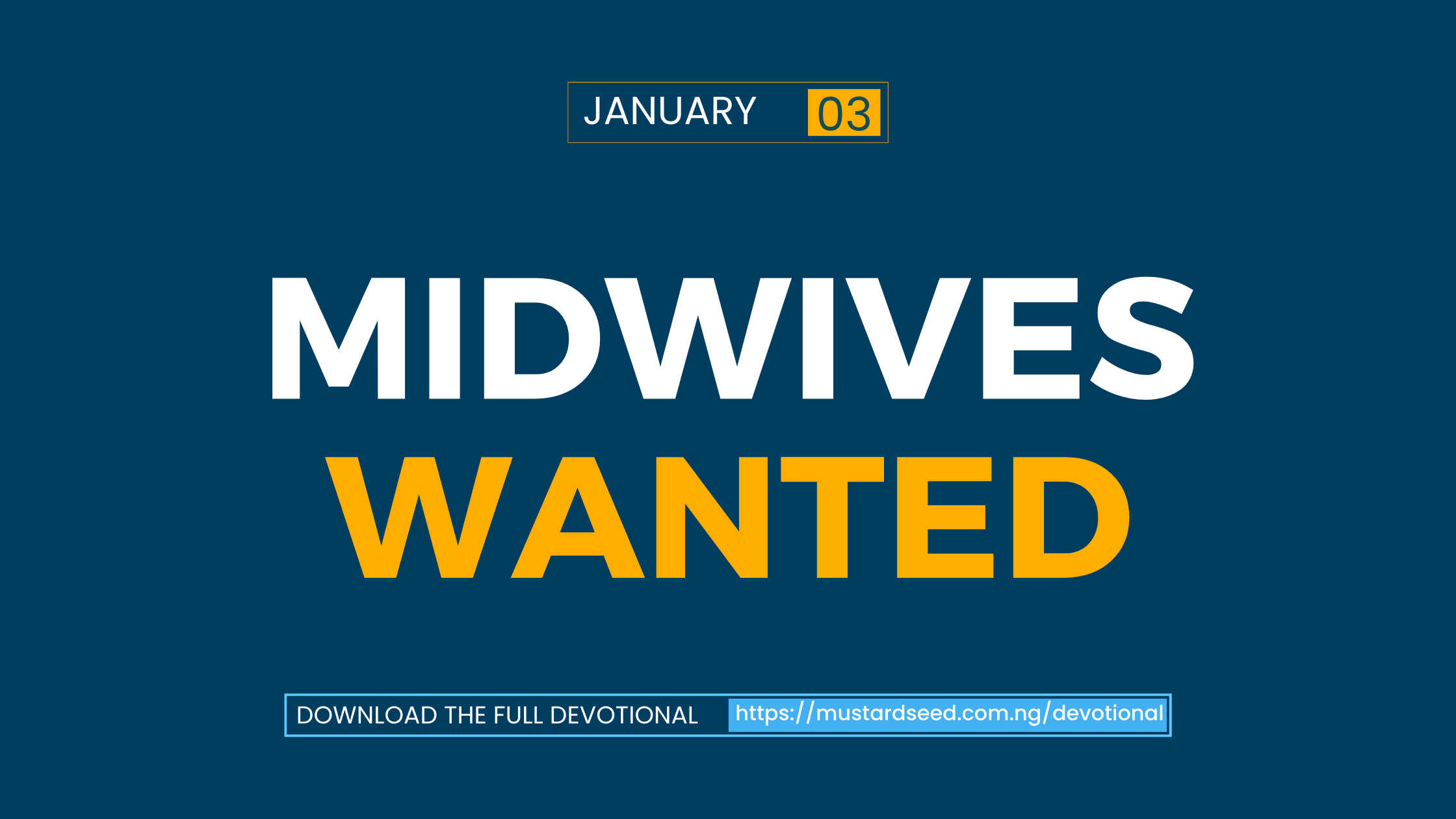 Midwives Wanted!