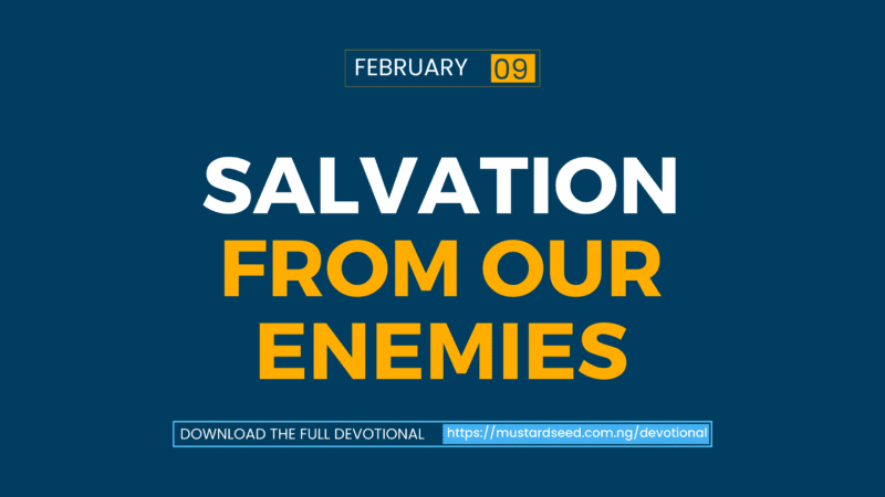 Salvation From Our Enemies