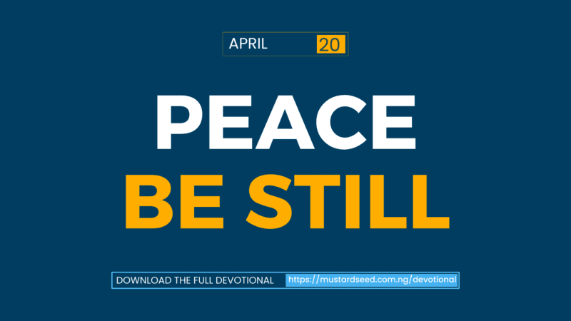 Peace Be Still
