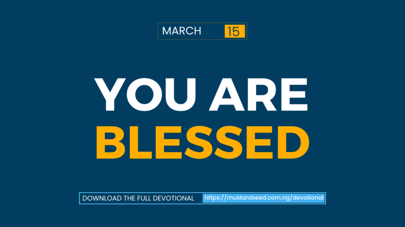 You Are Blessed