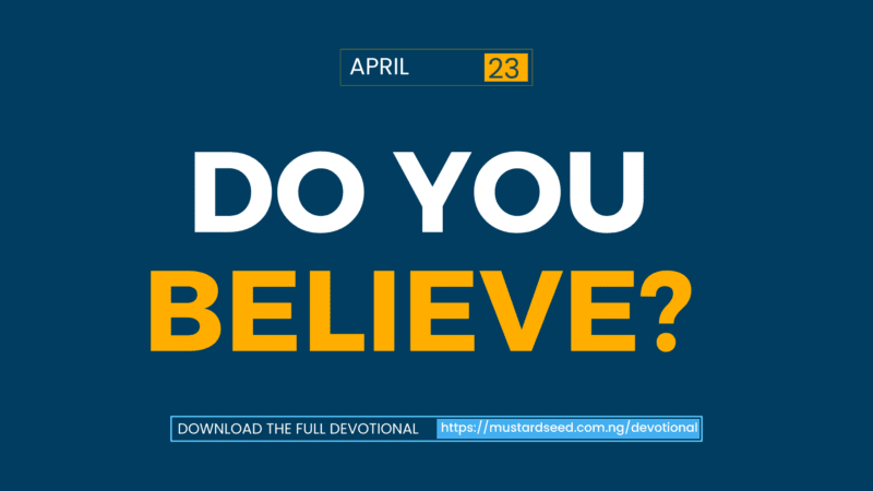 Do You Believe?