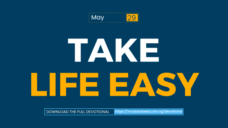 Take Life Easy