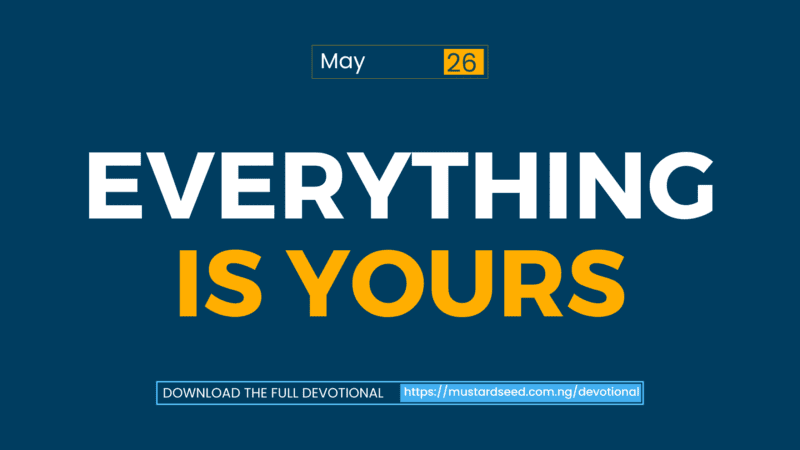Everything is Yours
