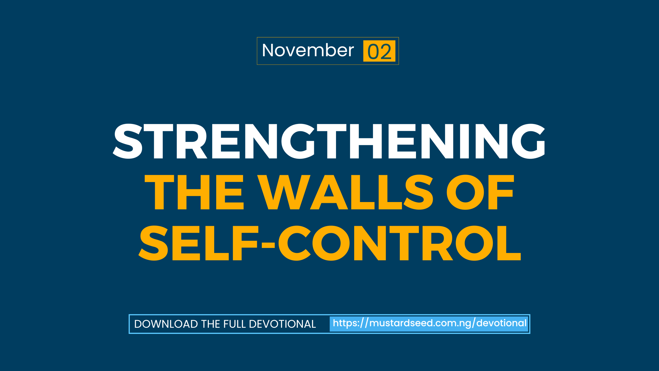 Strengthening the Walls of Self-Control