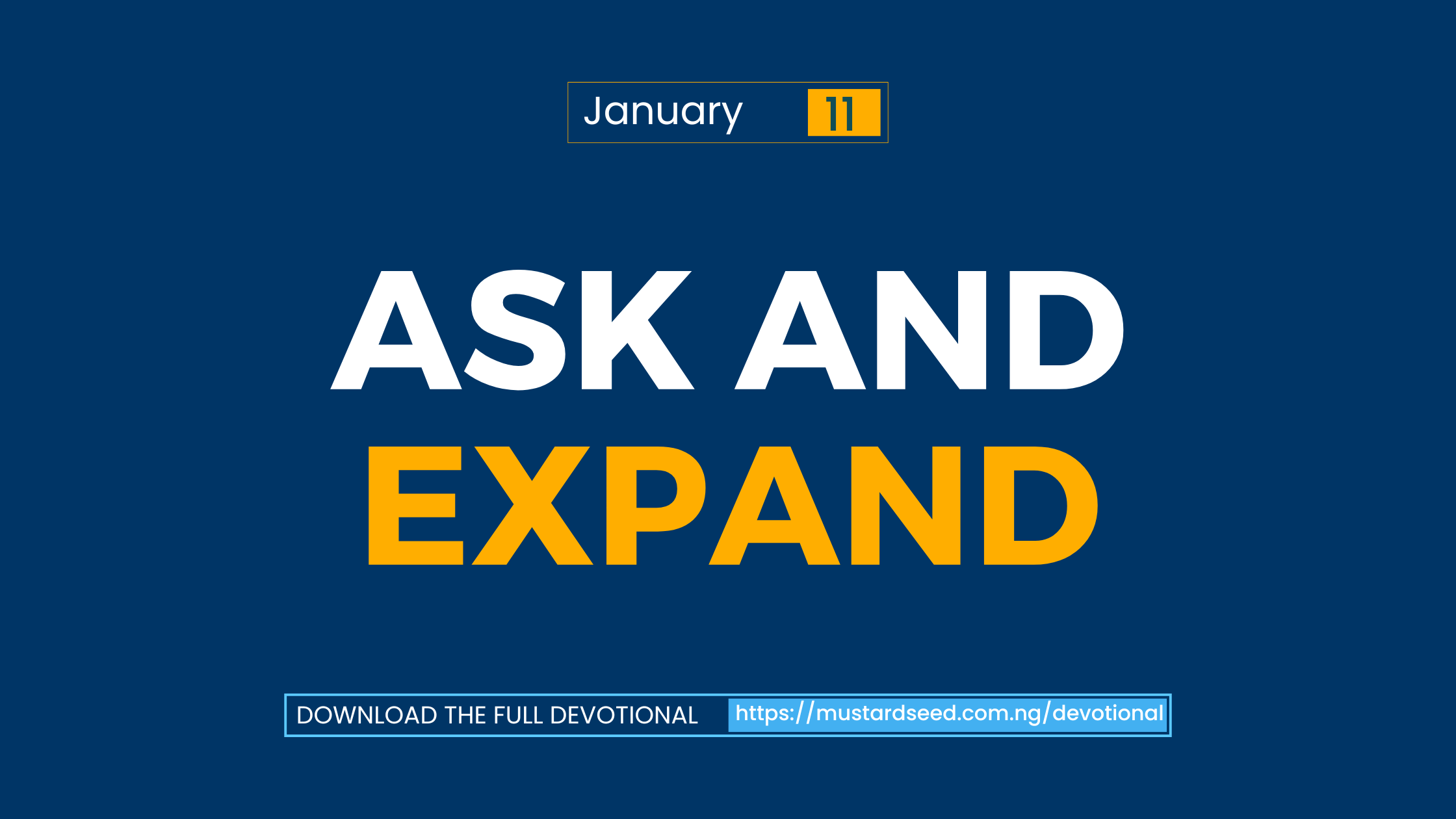 Ask and Expand