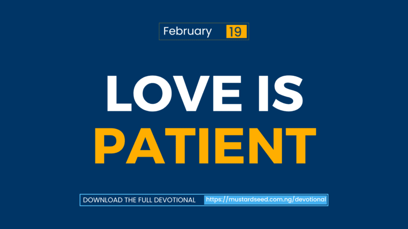Love is Patient
