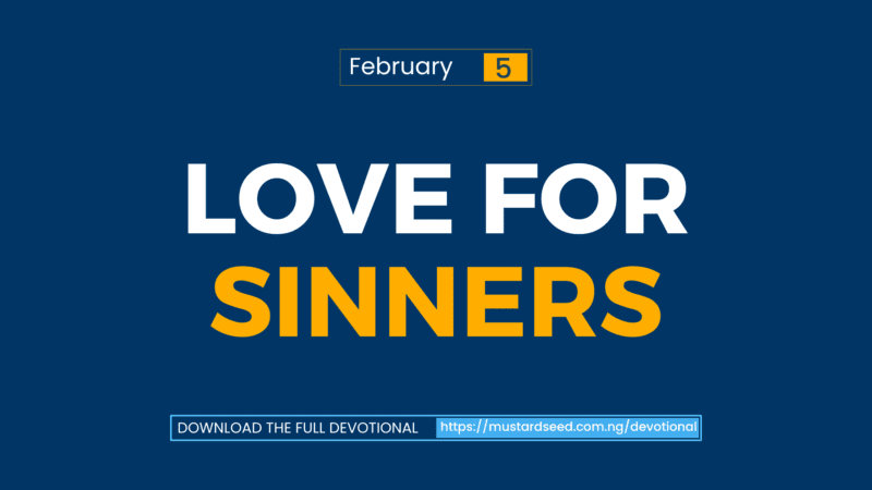 Love for Sinners