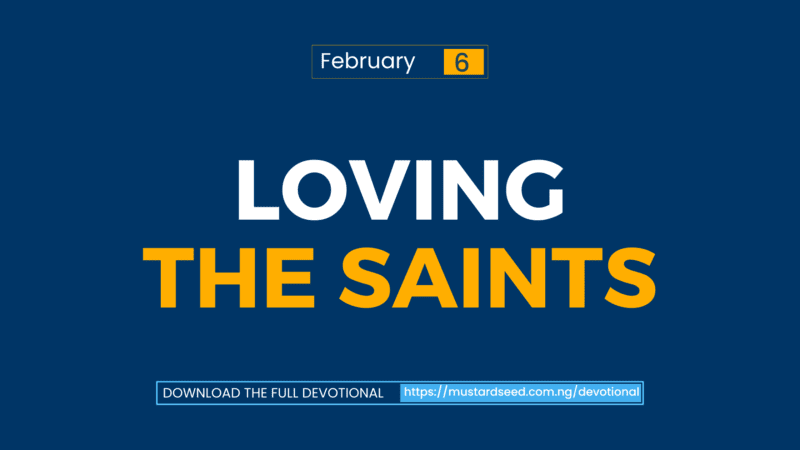 Loving the Saints