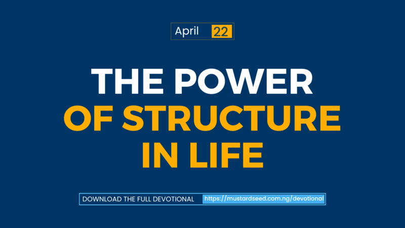 The Power of Structure in Life