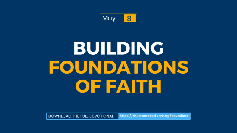 Building Foundations of Faith