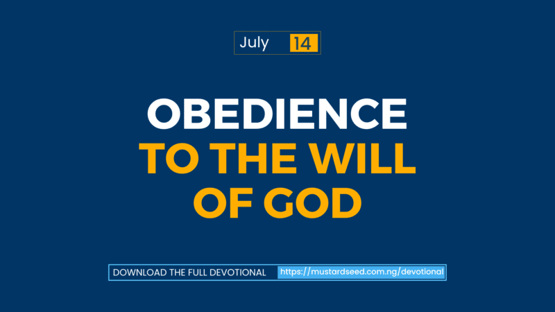 Obedience to the Will of God