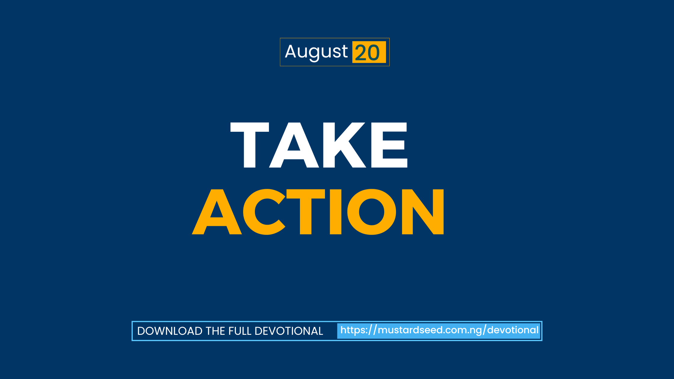 Take Action
