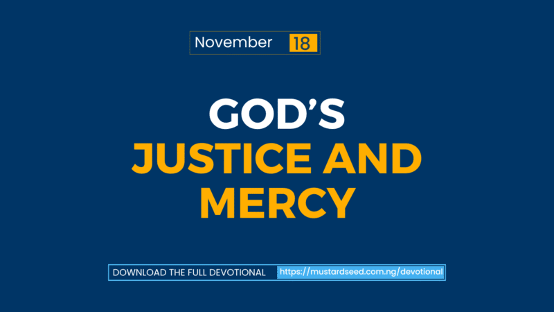 God’s Justice and Mercy