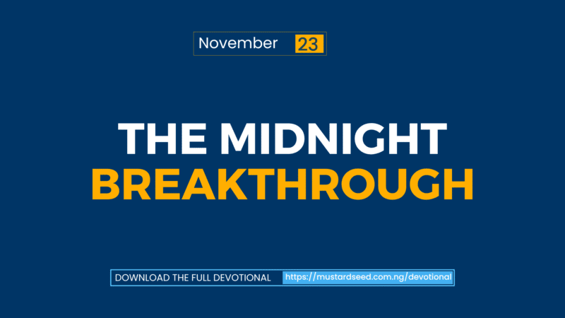 The Midnight Breakthrough