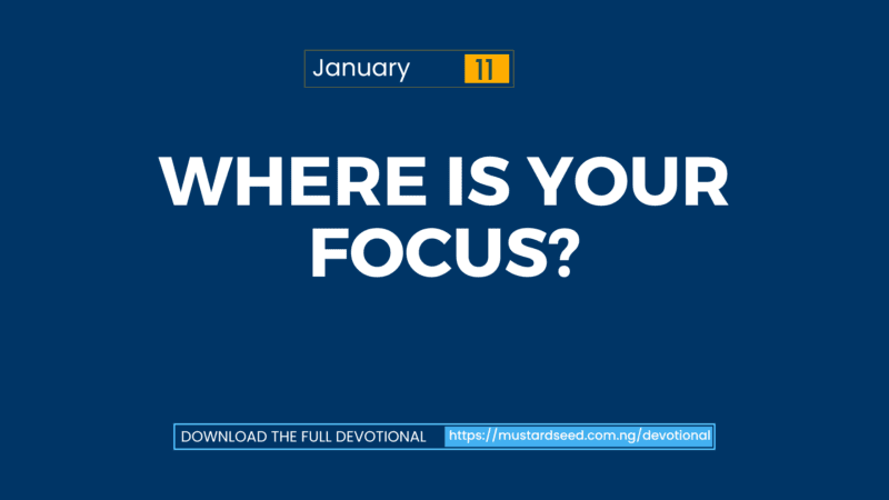 Where Is Your Focus?