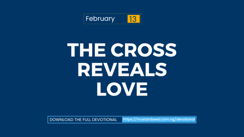 The Cross Reveals Love