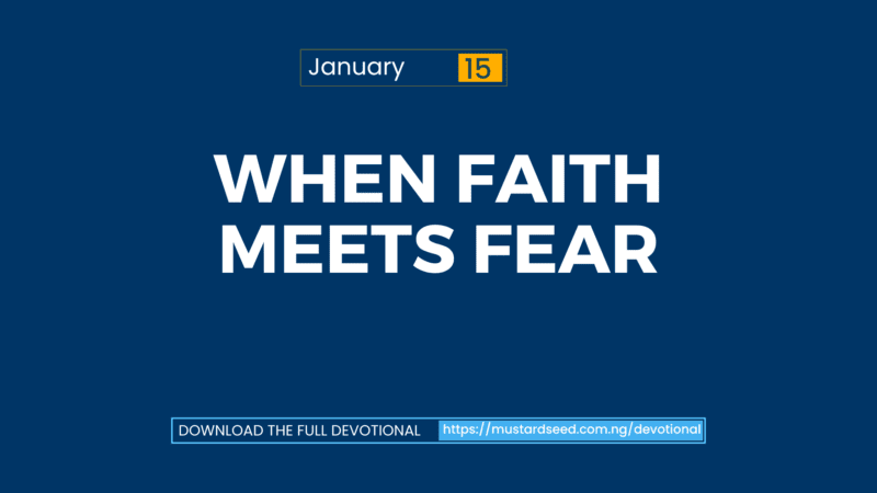 When Faith Meets Fear