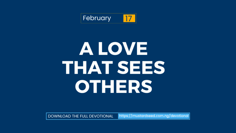 A Love That Sees Others