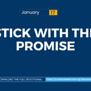 Stick With the Promise