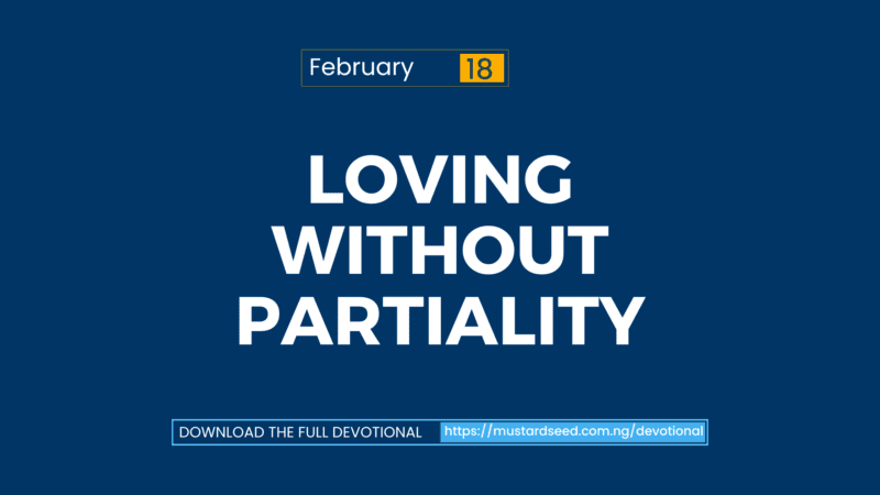 Loving Without Partiality