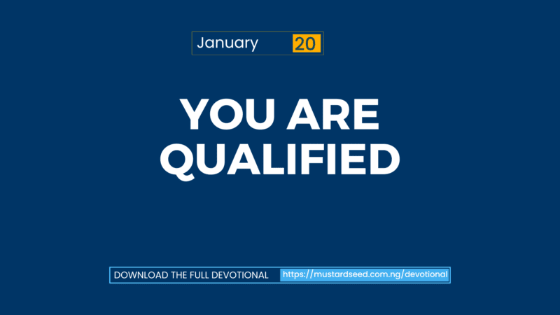 You are Qualified