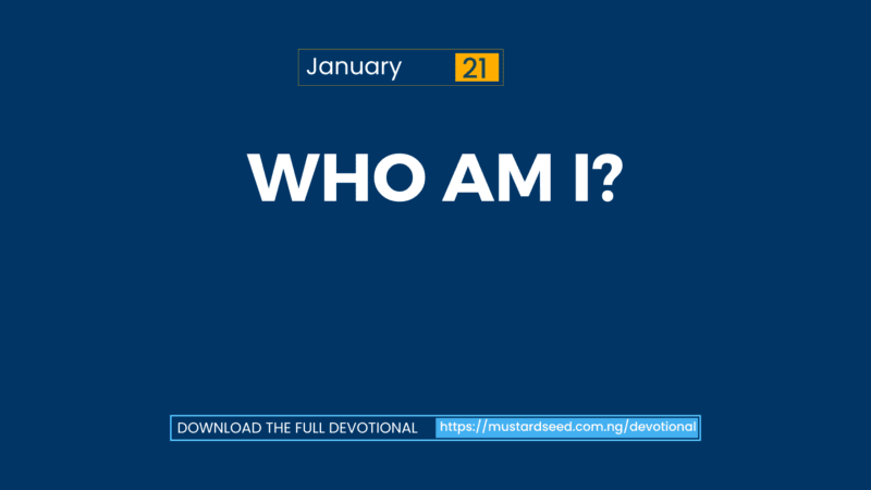 Who Am I?