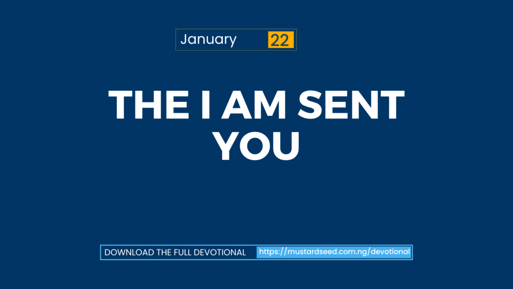 Sent You The I AM Sent You - Mustard Seed