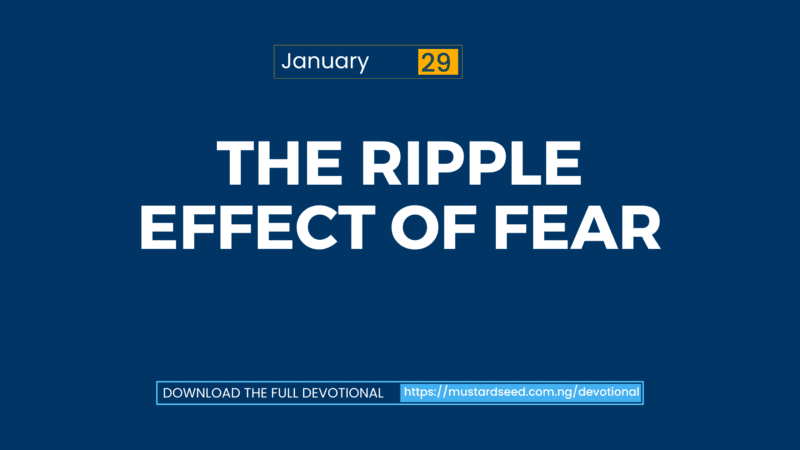 The Ripple Effect of Fear
