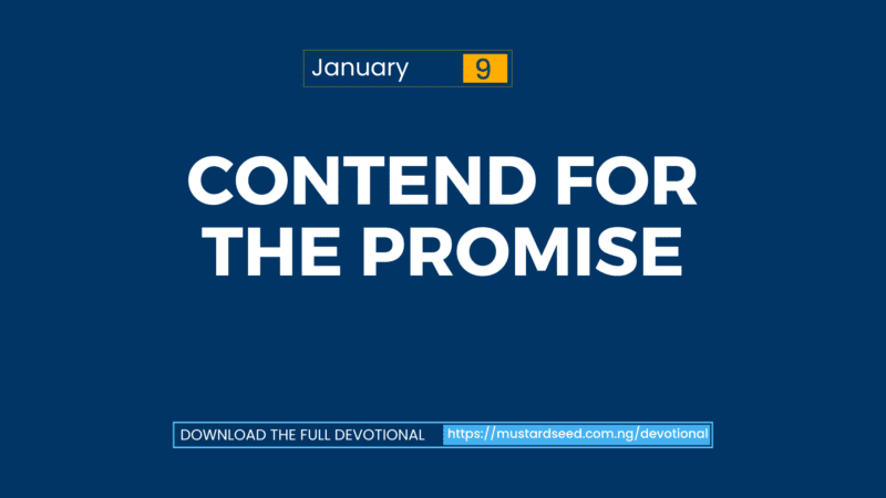 Contend for the Promise