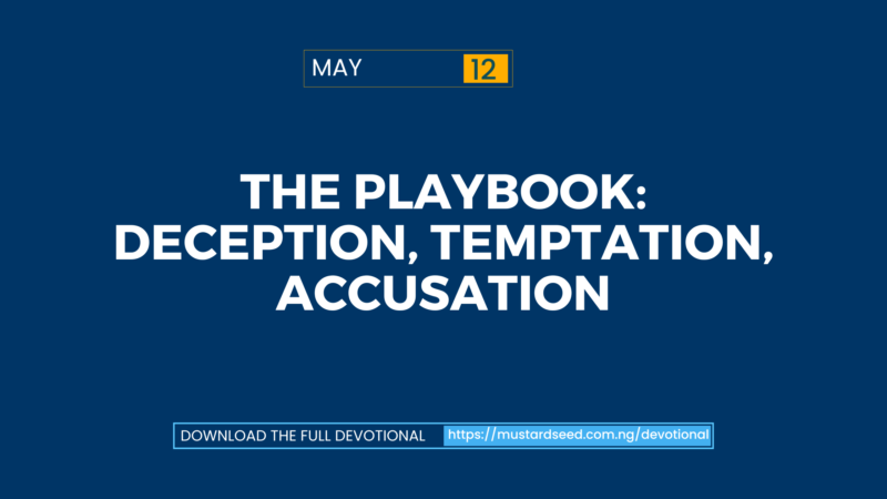 The Playbook: Deception, Temptation, Accusation