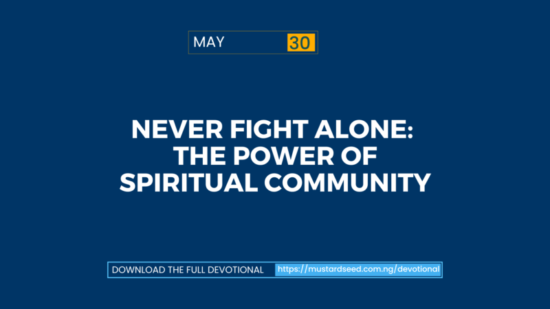 Never Fight Alone: The Power of Spiritual Community