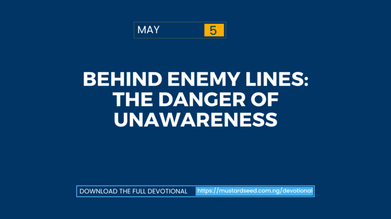 Behind Enemy Lines: The Danger of Unawareness