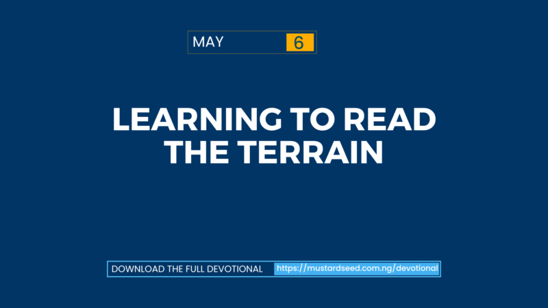 Learning to Read the Terrain