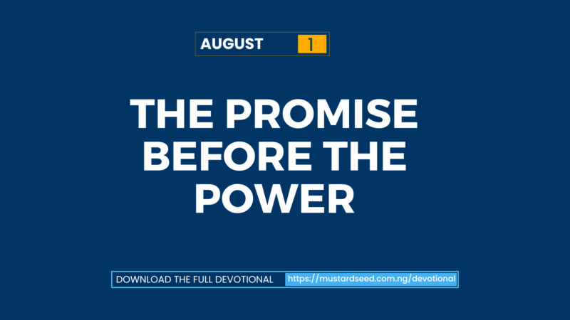 The Promise Before the Power