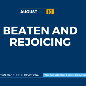 Beaten and Rejoicing