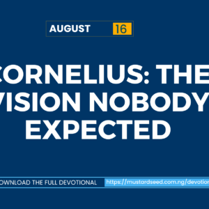 Cornelius: The Vision Nobody Expected