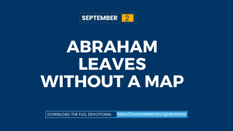Abraham Leaves Without a Map