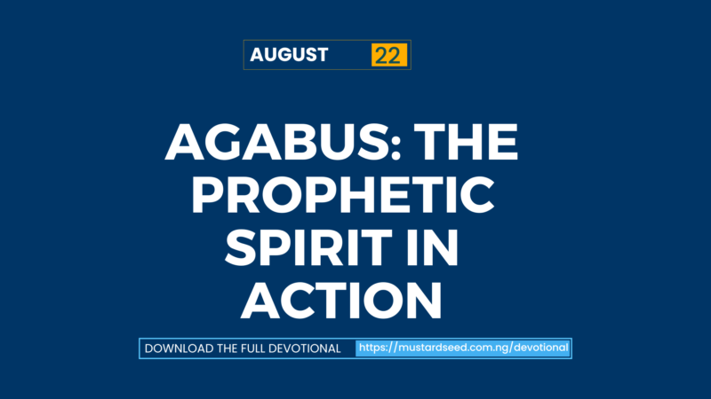 Agabus: The Prophetic Spirit in Action