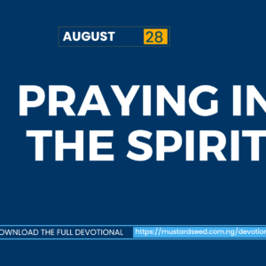 Praying in the Spirit