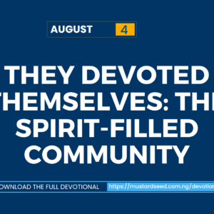 They Devoted Themselves: The Spirit-Filled Community