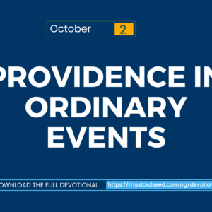 Providence in Ordinary Events