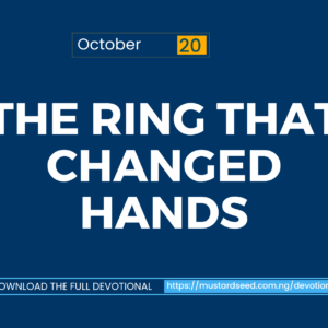 The Ring That Changed Hands