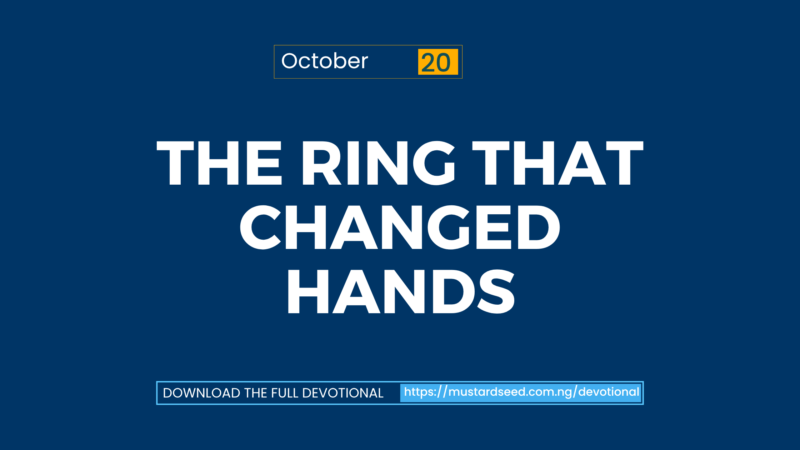 The Ring That Changed Hands