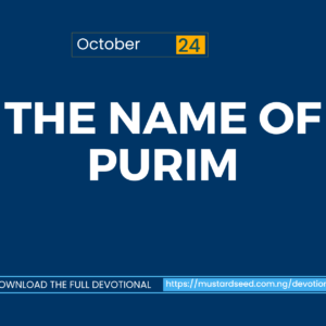 The Name of Purim