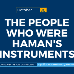 The People Who Were Haman’s Instruments