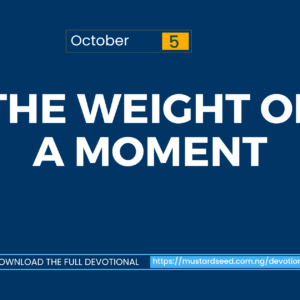 The Weight of a Moment