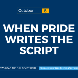 When Pride Writes the Script